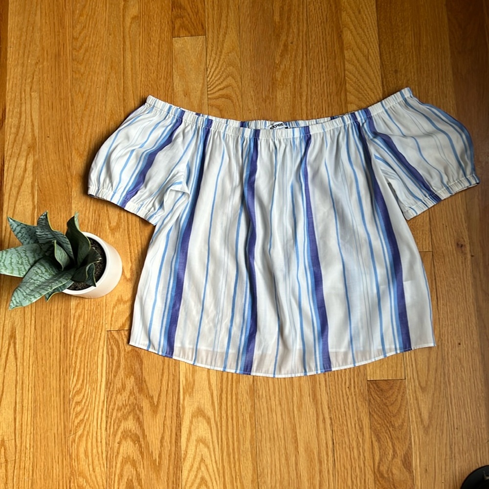 Off the shoulder top from Express